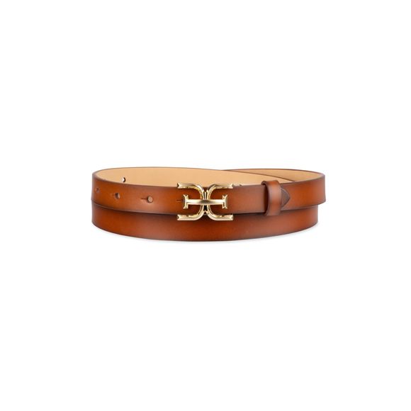 Sаm Еdеlmаn Accessories - Women's Double-e Logo Sliding Loop Belt, Tan, Medium🙀